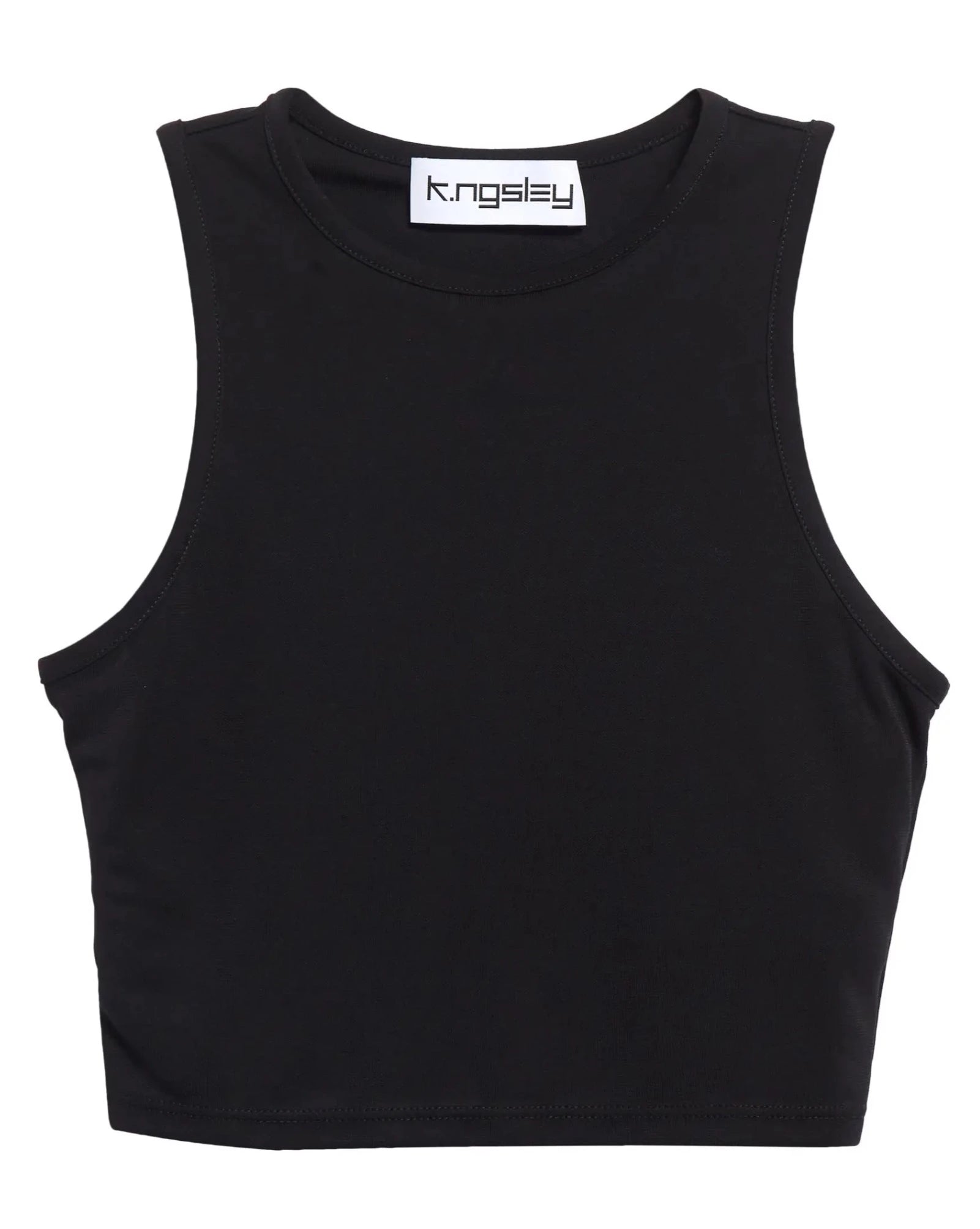 Black "2NDSKIN" Crop