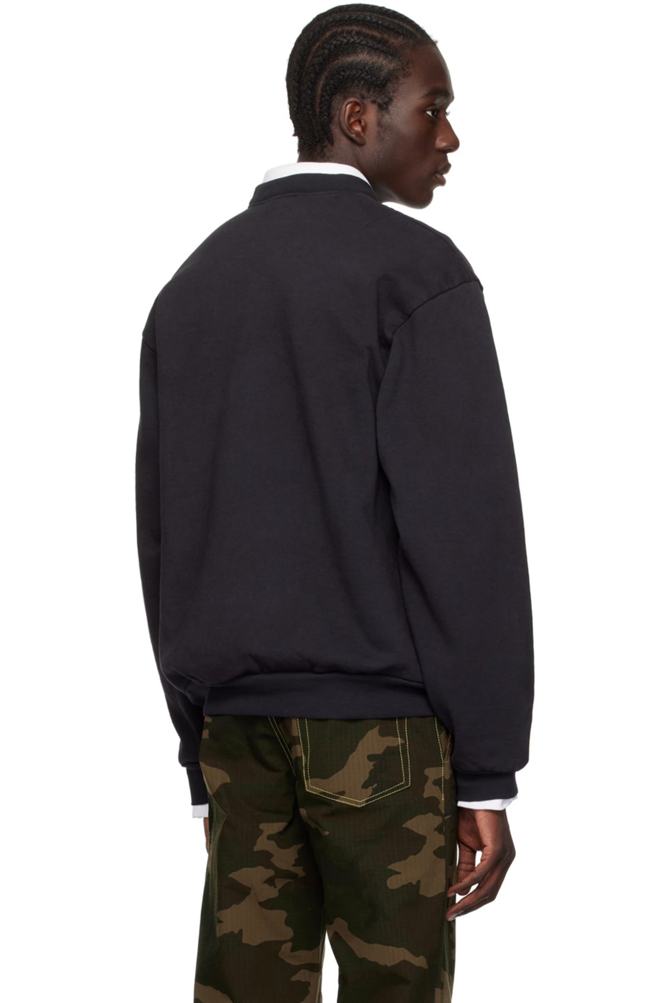 Black "BUSHWICK" Sweatshirt