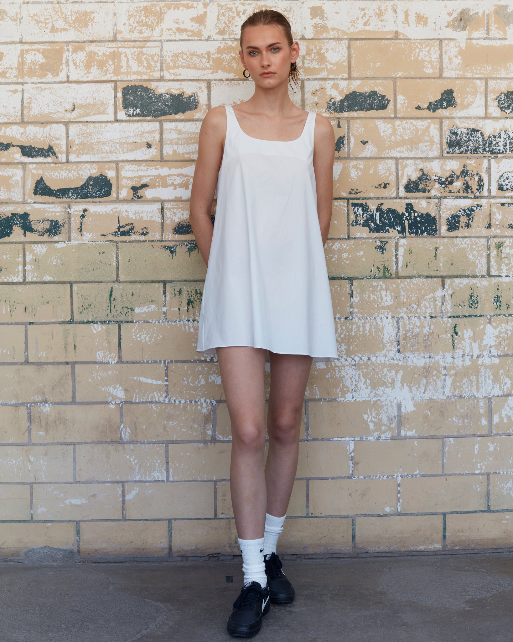 White "Apollo" Shift Dress