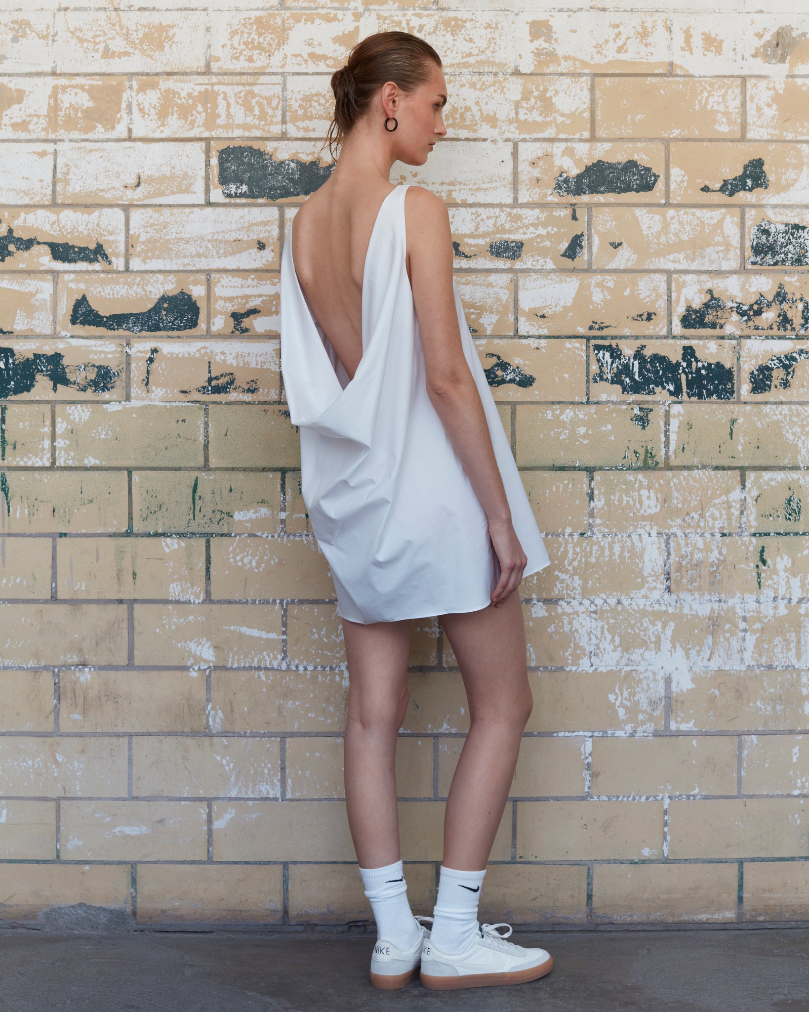 White "Apollo" Shift Dress