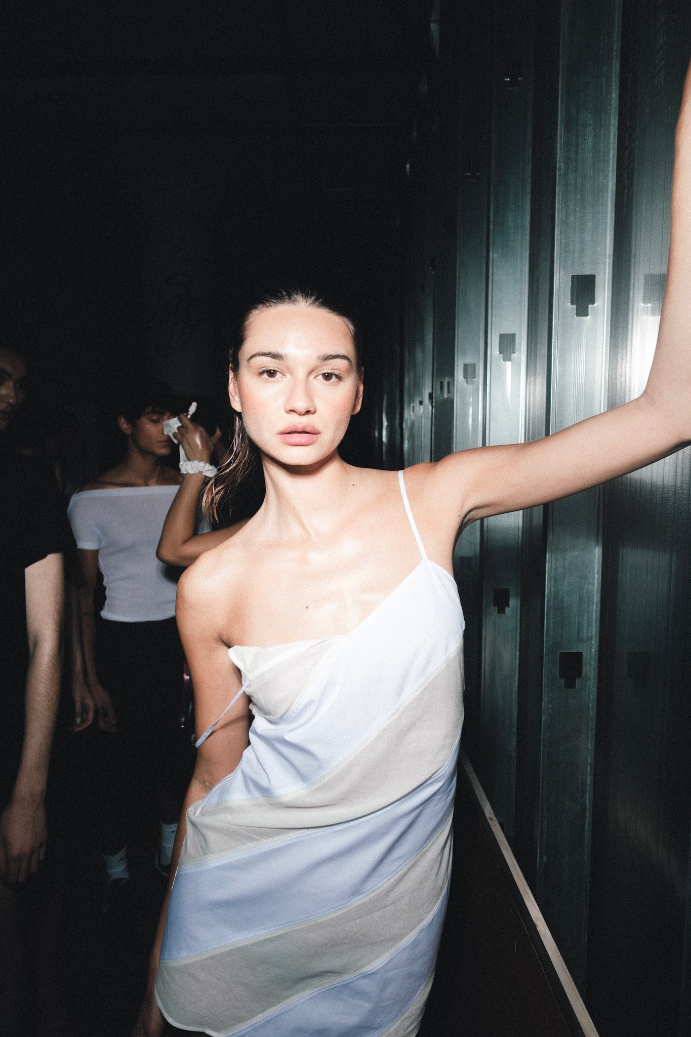 White "Hestia" Spiral Slip