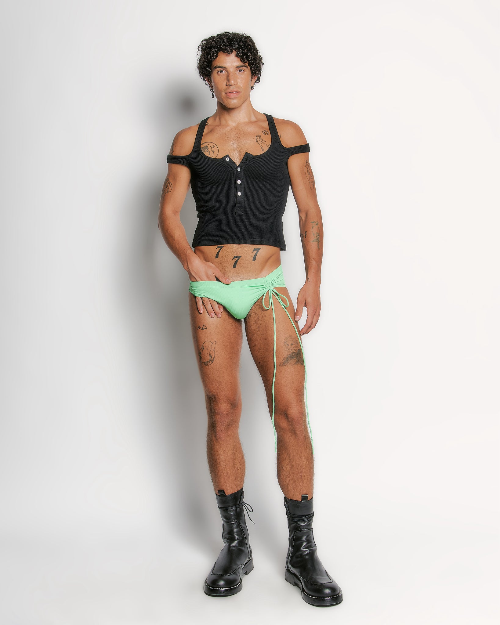 Black Waffle "2-Way" Tank