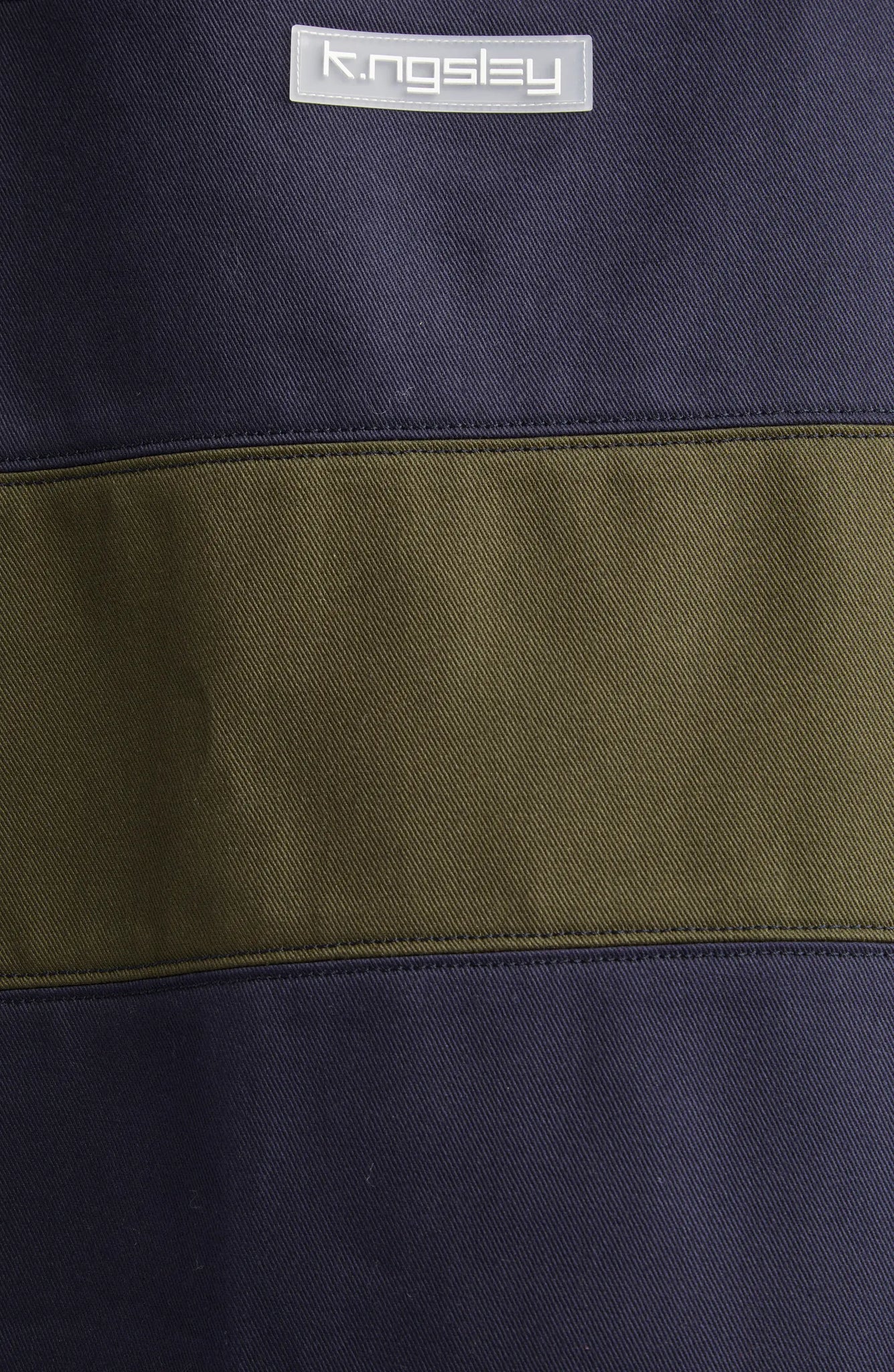 Midnight/Olive "Zuri" Denim Dress