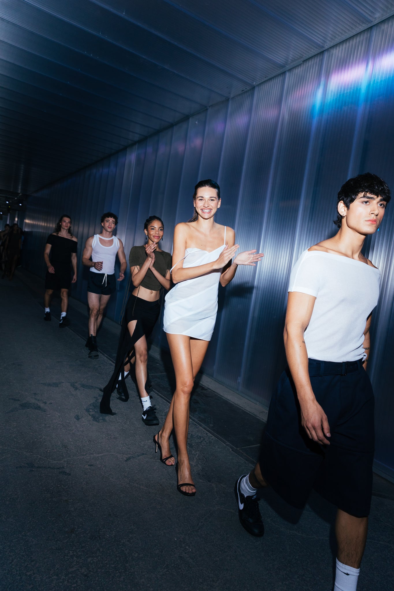 White "Hestia" Spiral Slip