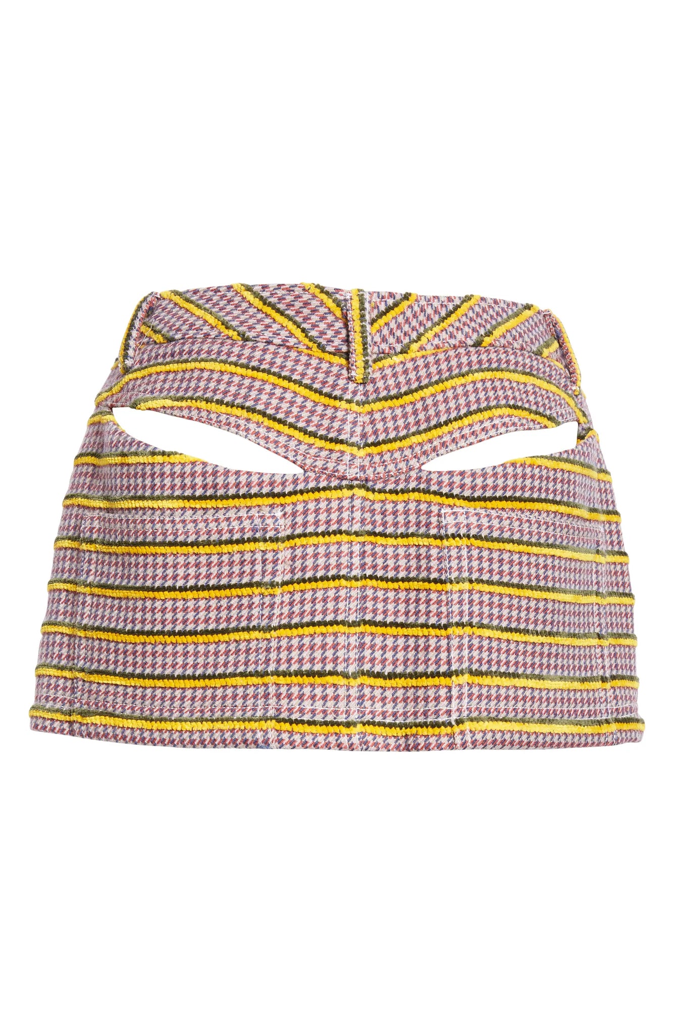 Chenille and Tweed "Fill Him" Mini Skirt