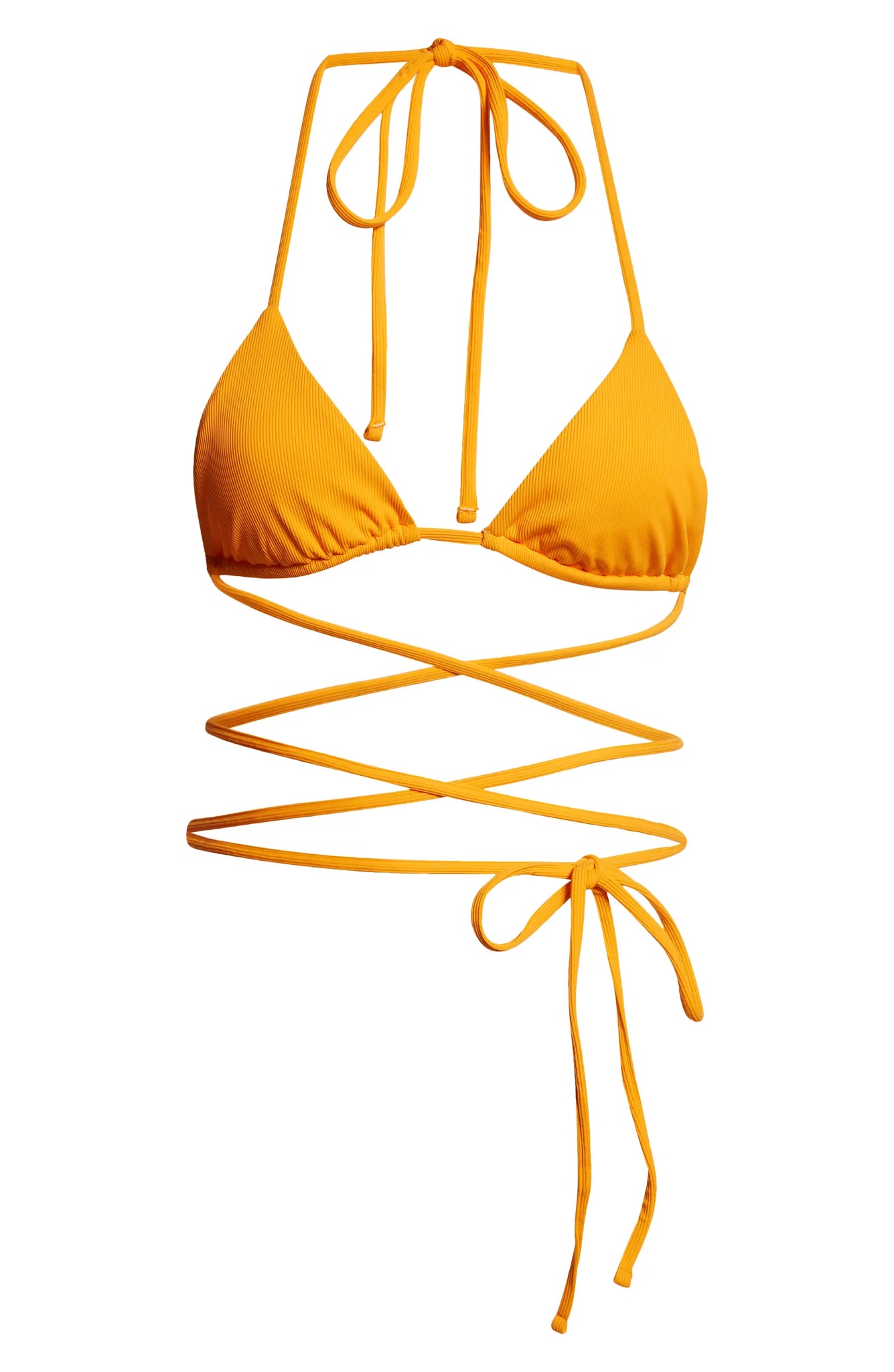 Fluo Orange "Naomi" Swim Bralette