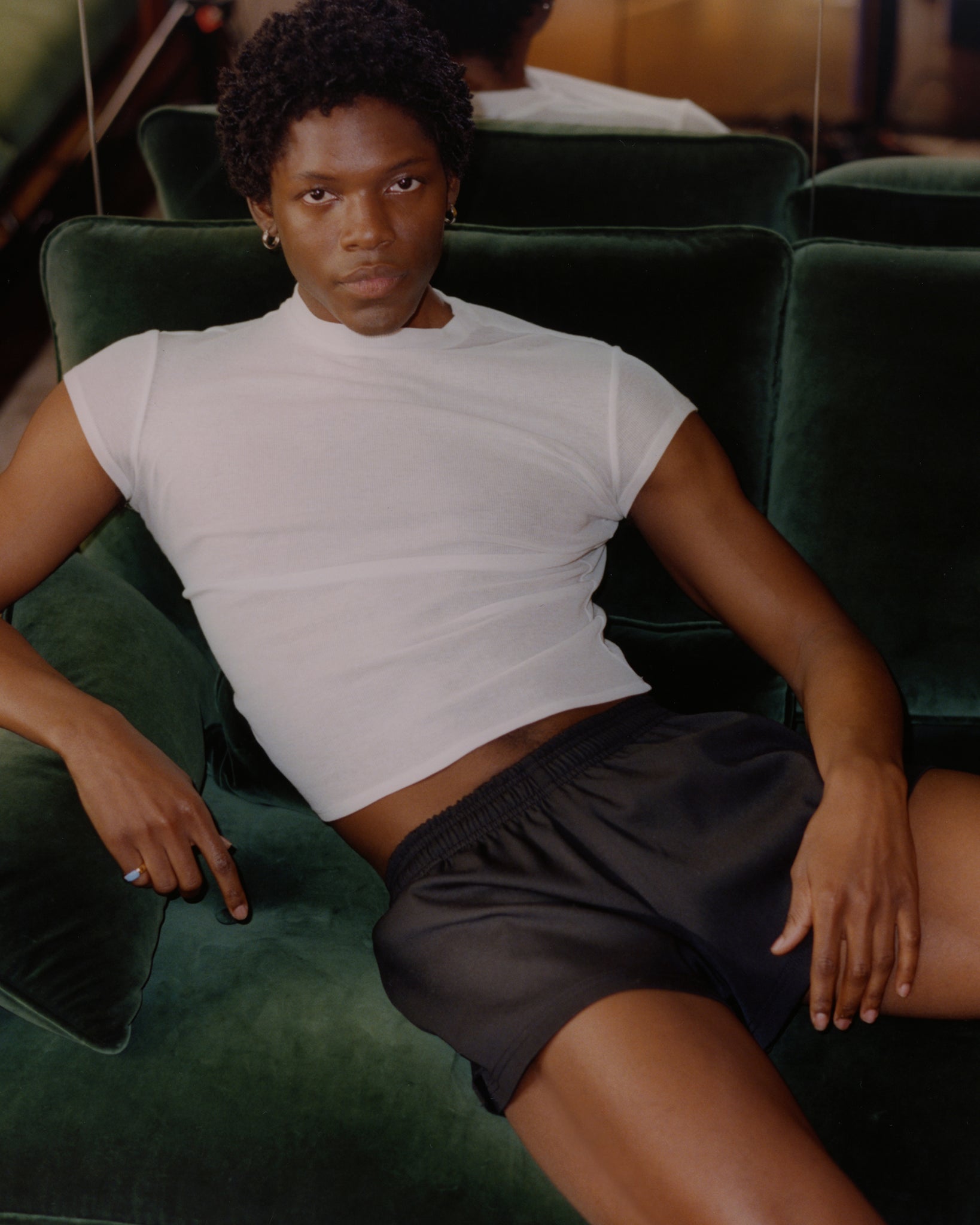 Japanese Crepe "Sam" Tee