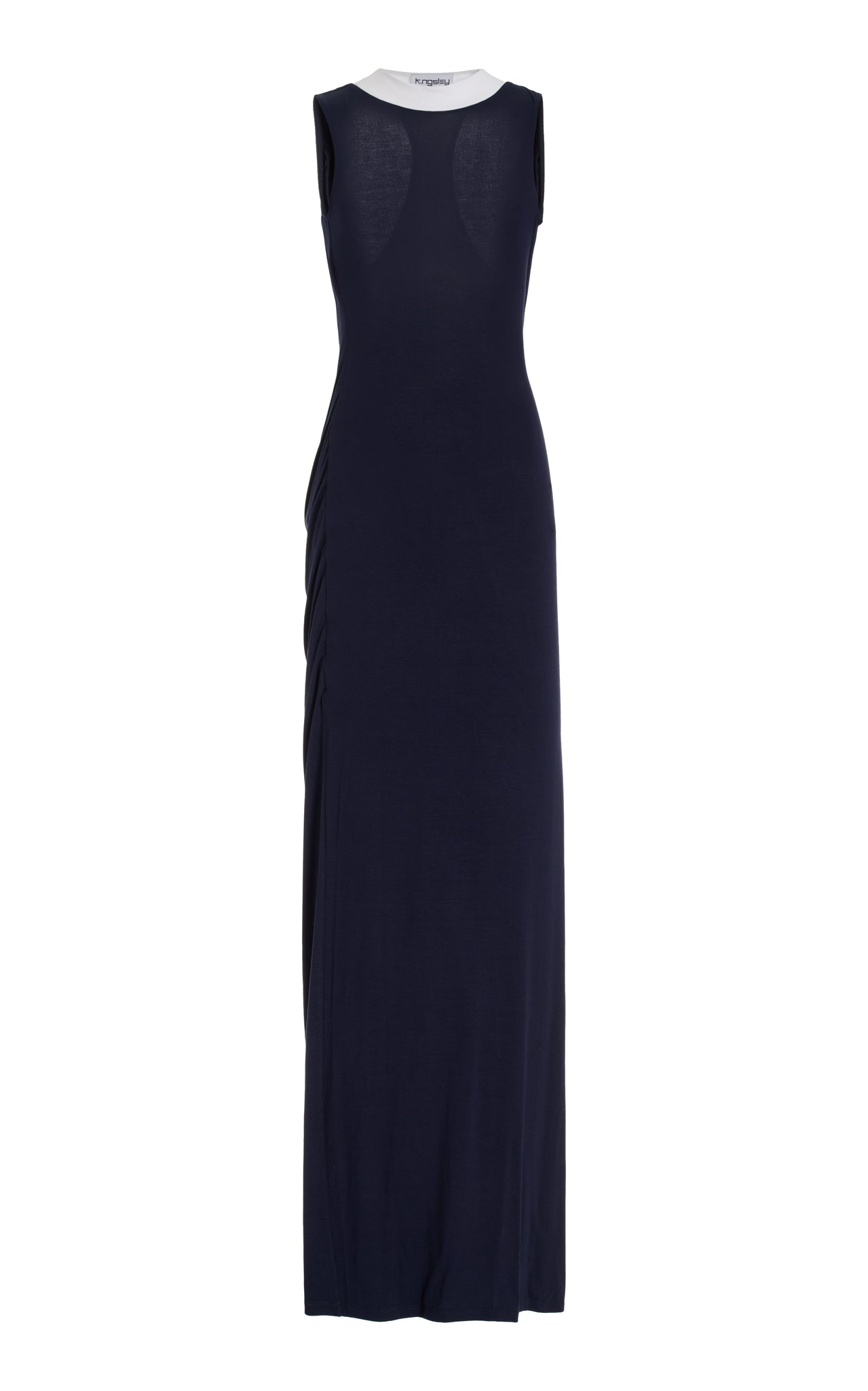 Navy "KORT" Maxi Dress
