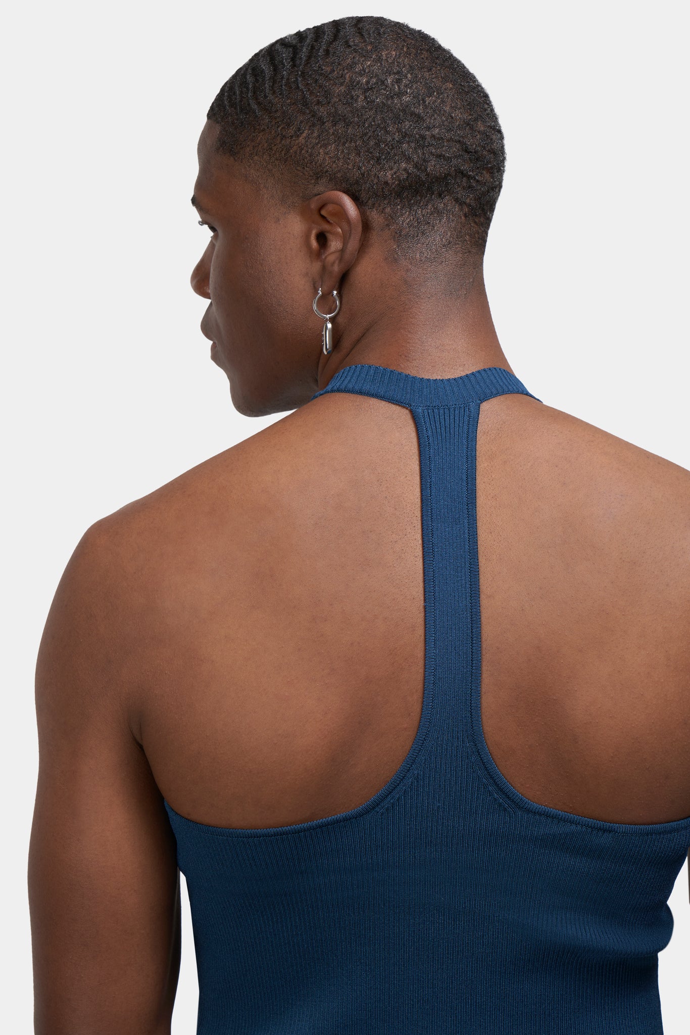 Marine "M.S.B" Halter Knit