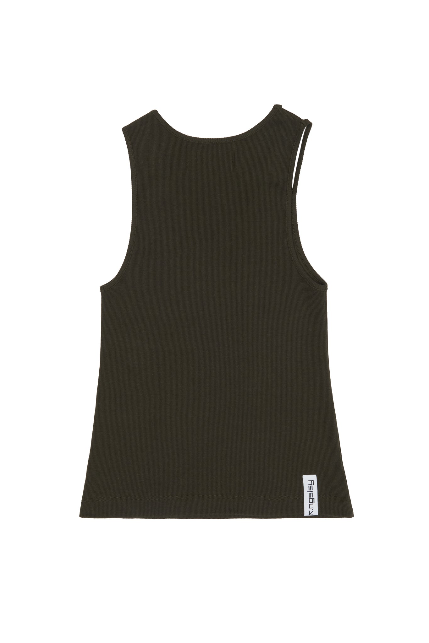 Dark Olive "FIST" Ribbed Tank