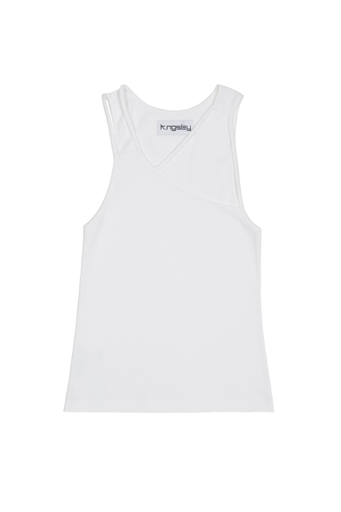 White "FIST" Ribbed Tank