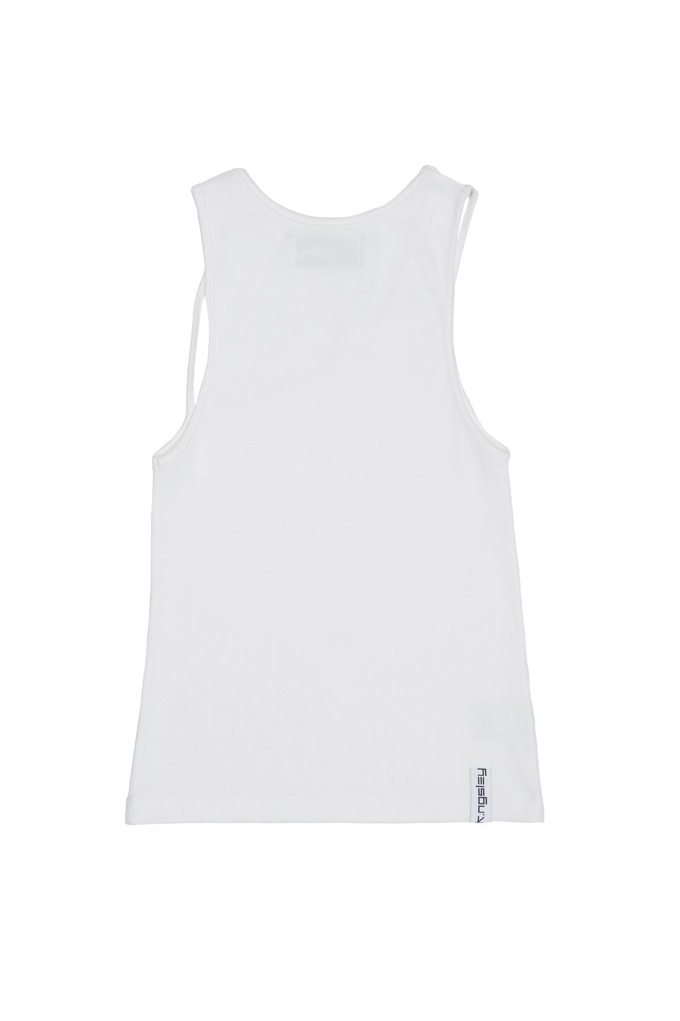 White "FIST" Ribbed Tank